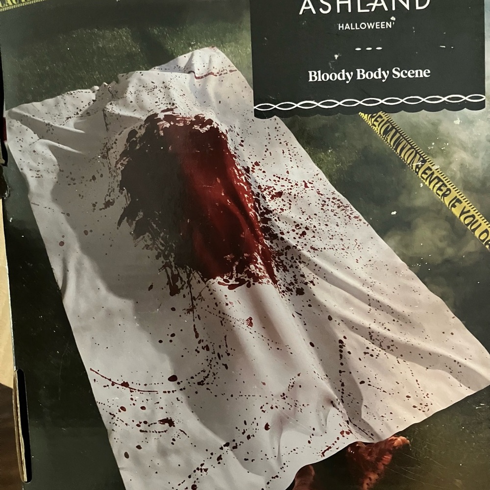 Ashland Halloween Bloody Body Scene